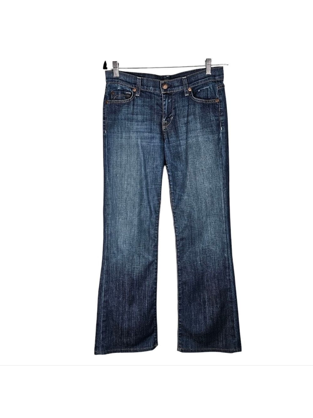 Fidelity Belladonna Mid Rise Boot Cut Blue Denim Jeans Size 27